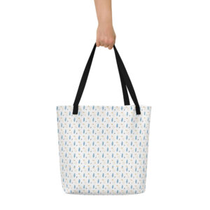 Guardian All-Over Print Large Tote Bag