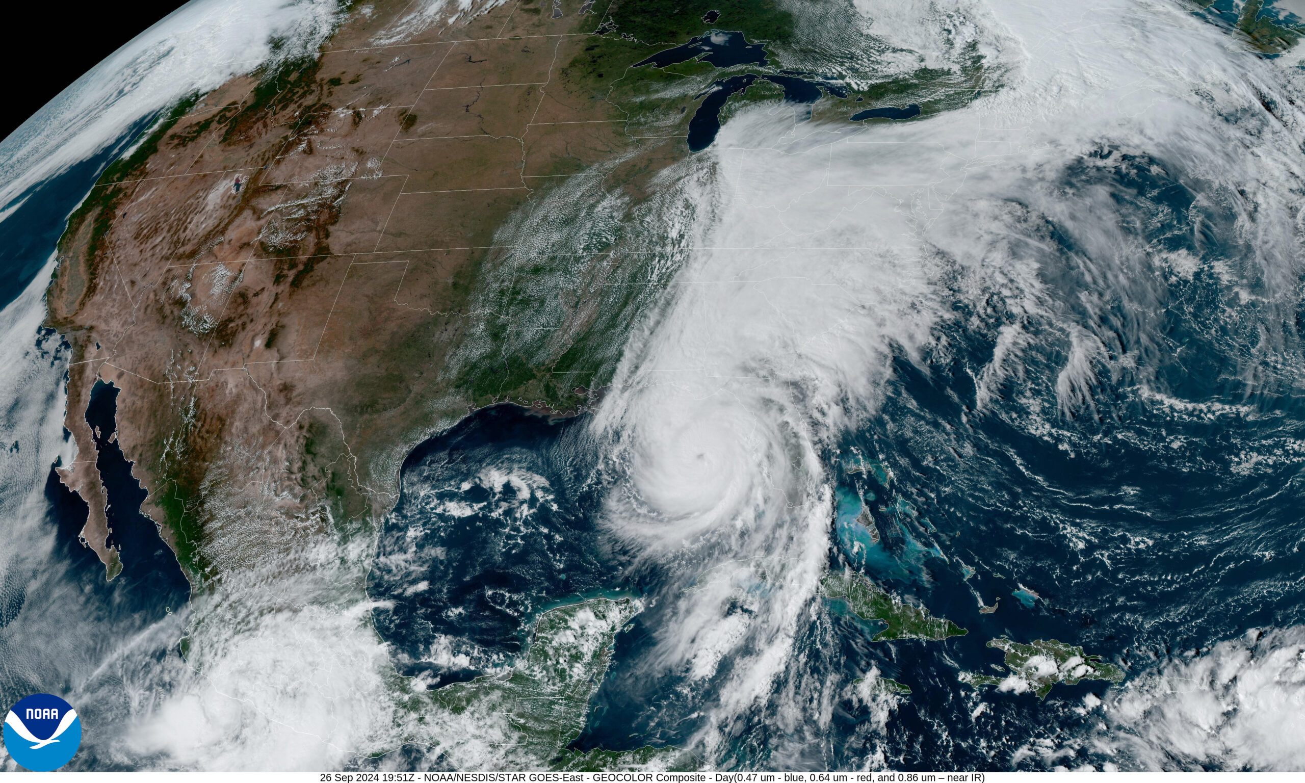 Image: NOAA Satellites image of Hurricane 