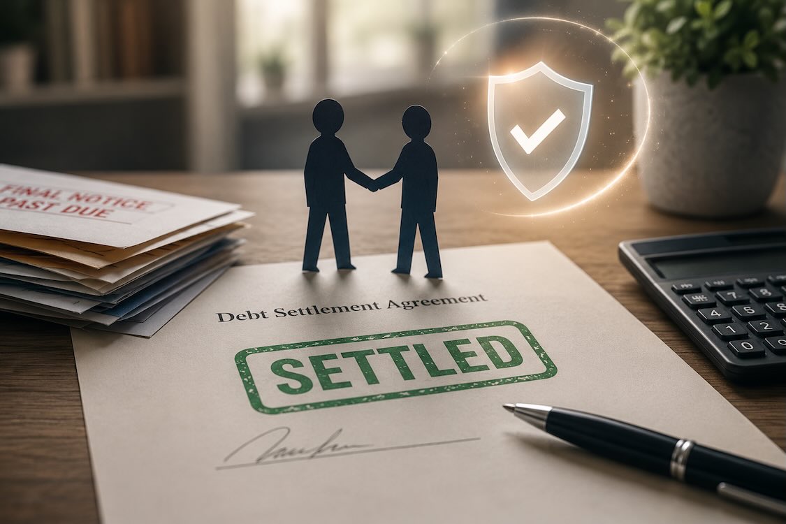 what happens to your credit score after debt settlement