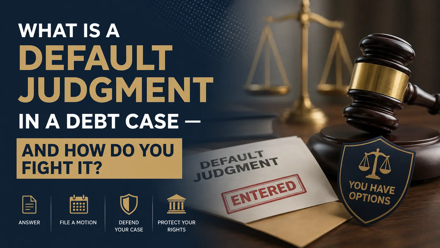 default judgment debt collection
