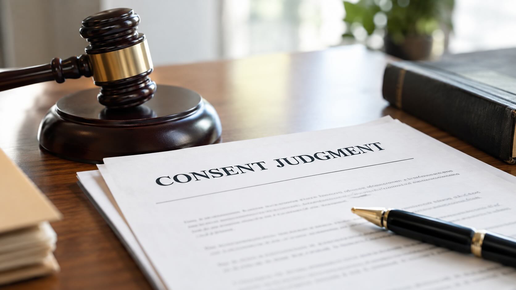 consent judgment in a debt lawsuit